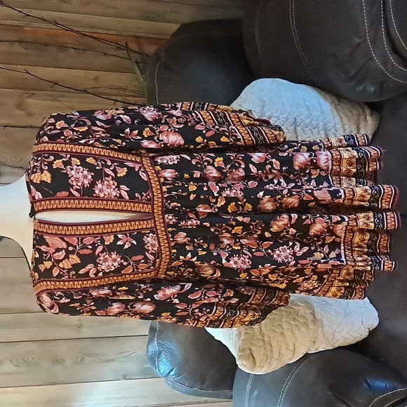 Ladies Rachel Zoe Top Blouse Baby Doll Tunic Boho Style Short Sleeves Size M - Picture 4 of 8